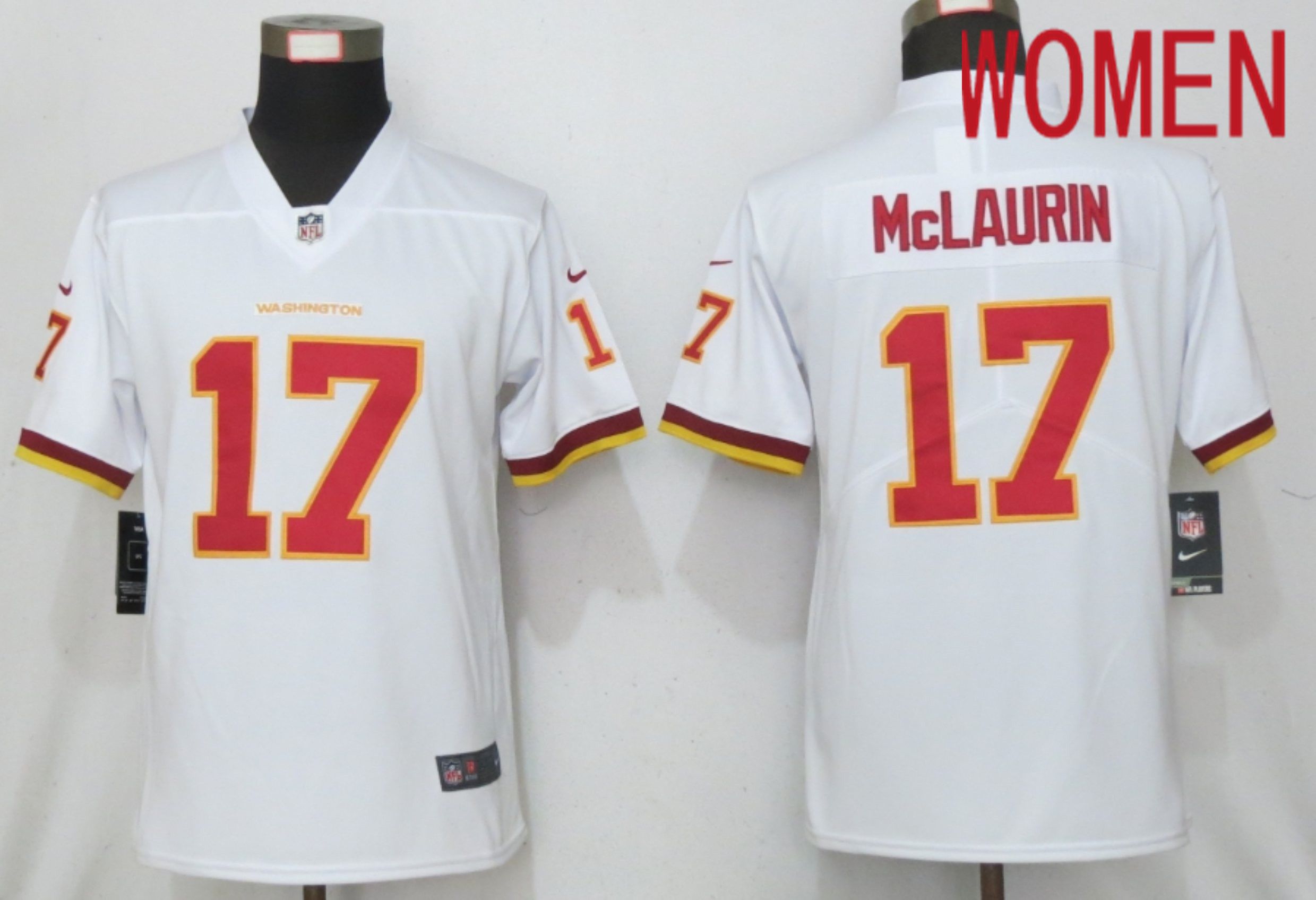 Women Washington Redskins #17 Mclaurin White 2020 Vapor Untouchable Elite Play NFL Nike Jerseys